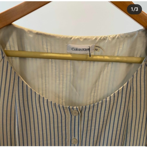 Vintage Calvin Klein Striped Dress - Picture 3 of 4